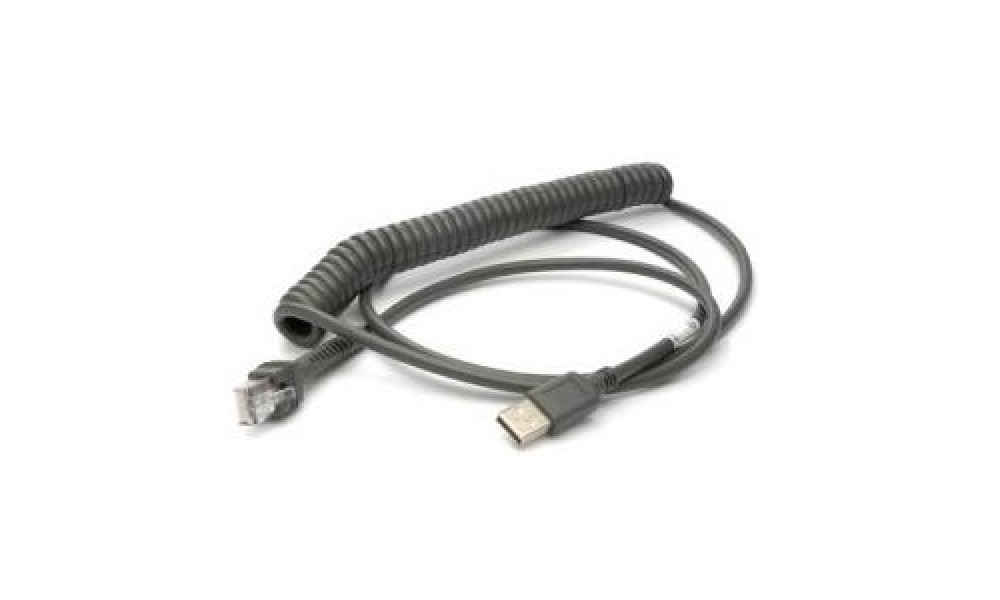 Kabel USB spiralny do czytników Datalogic (3.0 m)