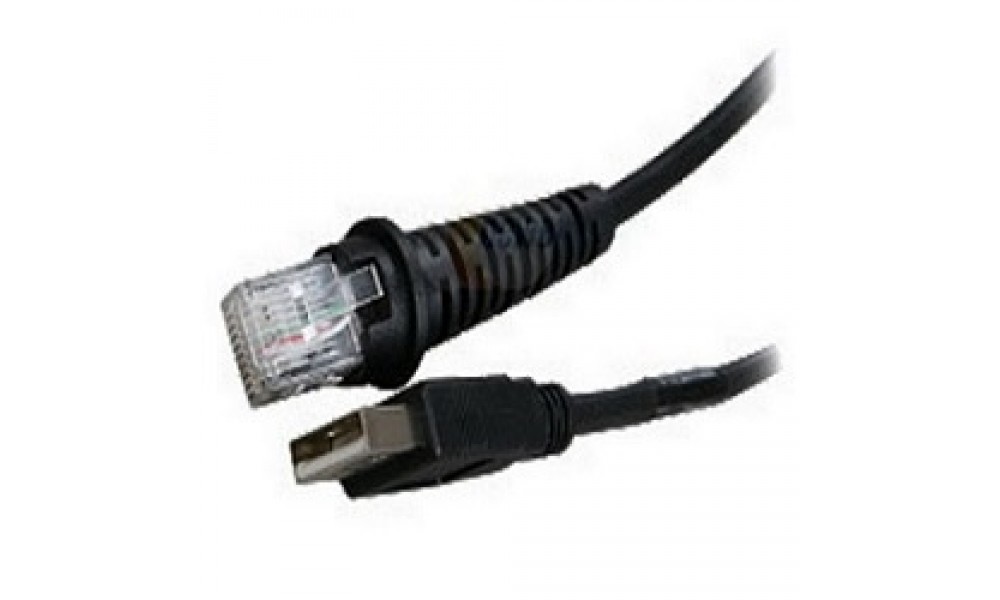 Kabel USB spiralny ekranowany do czytników Zebra (2.8 m)