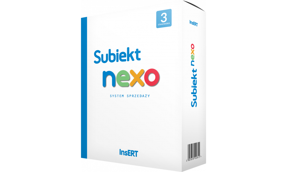 Subiekt nexo - licencja na 3 stanowiska