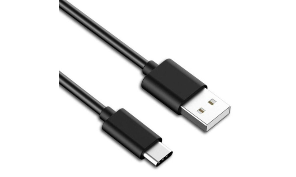 Kabel USB 2.0 - USB-C 1.0m M/M czarny