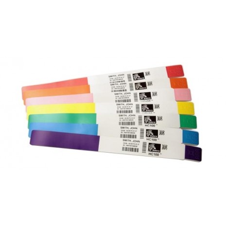 Opaski dla dorosłych Z-Band w kolorze różowym do drukarki Zebra HC100