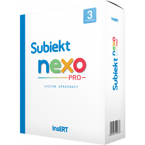 Subiekt nexo PRO - licencja na 3 stanowiska