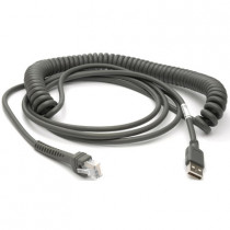 Kabel USB spiralny do czytników Zebra (2.8 m)