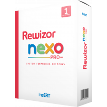 Insert upgrade z Rewizor nexo 1 st. do nexo PRO 1 st.