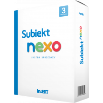 Subiekt nexo - licencja na 3 stanowiska