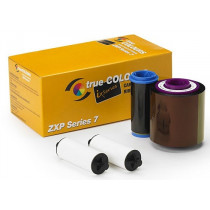 Kolorowa taśma barwiąca YMCKO do drukarki kart plastikowych Zebra ZXP7