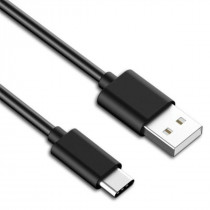 Kabel USB 2.0 - USB-C 1.0m M/M czarny