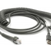 Kabel USB spiralny do czytników Honeywell Voyager 9520, Voyager 9540 i Fusion 3780 (długość - 2.9m).