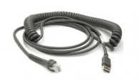 Kabel USB spiralny do czytników Honeywell serii 3xx0/4xx0 (3.7 m)