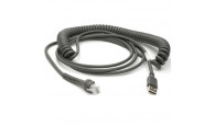 Kabel USB spiralny do czytników Zebra (4.6 m)