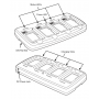 4-portowa ładowarka baterii do terminala Honeywell Dolphin 60s / 70e / 70e (wearable)